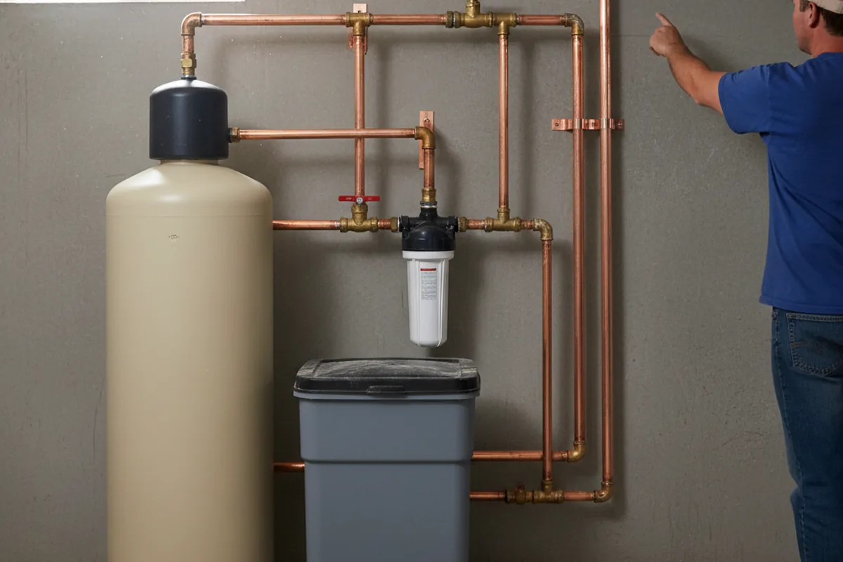 Whole-house water treatment system installed in North Branford
